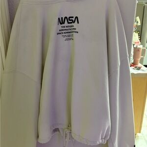 NASA White Hoodie